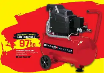 Bricomarché Compressor Einhell 24L promoção