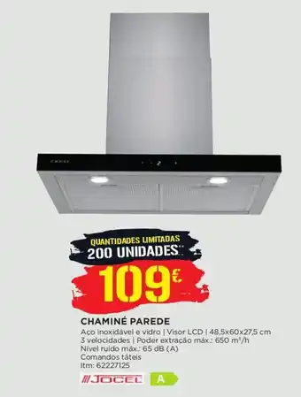 Bricomarché Chaminé Parede Jocel promoção