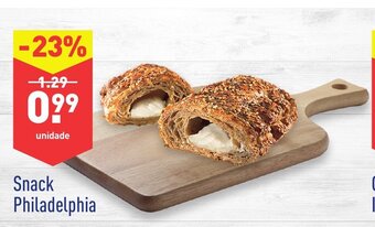 ALDI Snack Philadelphia promoção