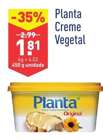 Planta Creme Vegetal 450g