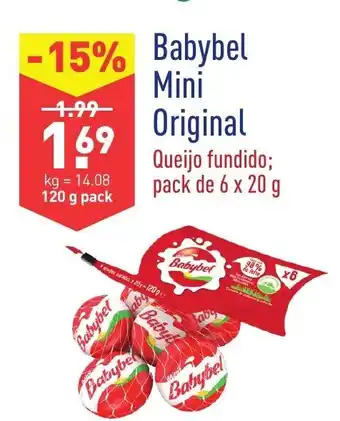 ALDI Babybel Mini Original 120g Pack promoção