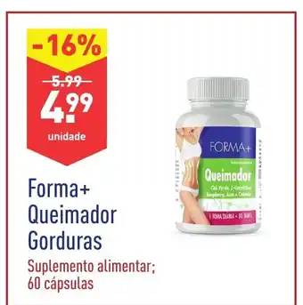 ALDI Forma+ Queimador Gorduras promoção