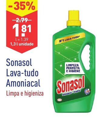 ALDI Sonasol Lava-tudo Amoniacal 1,3L promoção