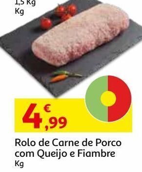 Auchan Rolo de carne porco promoção