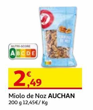 Auchan Miolo noz auchan promoção