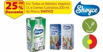 Auchan Bebida de aveia shoyce promoção