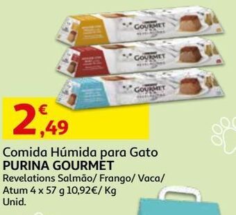 Auchan Comida húmida gato gourmet promoção