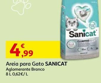 Auchan Areia gato aglomerante sanicat promoção