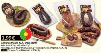Auchan Chourico carne auchan mmm! promoção