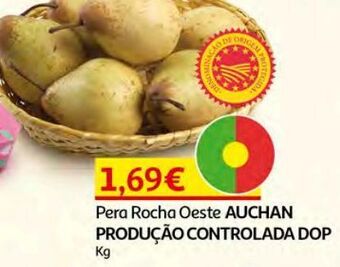 Auchan Pera rocha auchan:oeste dop p.controlada kg promoção