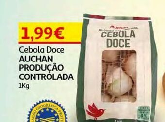 Auchan Cebola doce auchan:produção controlada 1 kg promoção