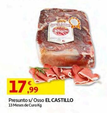 Auchan Presunto s/osso el castillo:13 meses de cura kg promoção