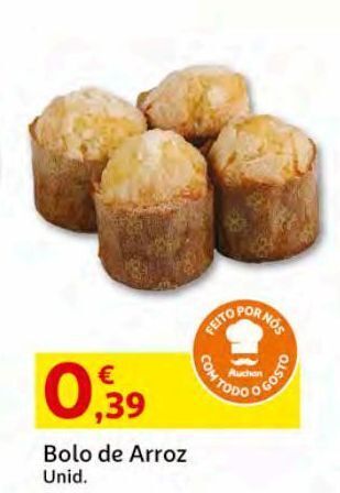 Auchan Bolo de arroz:un produção própria promoção