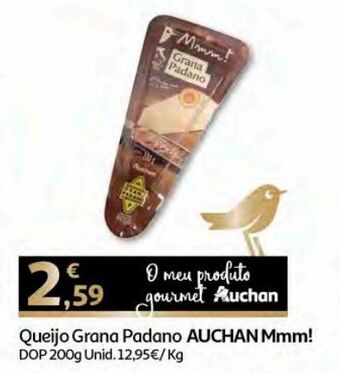Auchan Queijo auchan mmm!:grana padano dop 200 g promoção