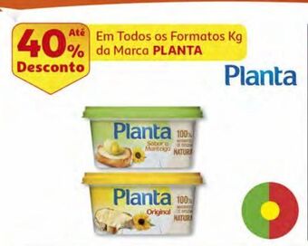 Auchan Creme vegetal planta promoção