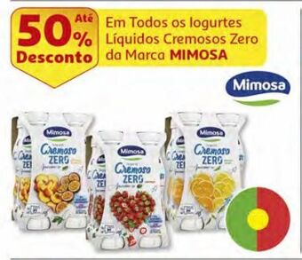 Auchan Iogurte líq. cremoso mimosa promoção