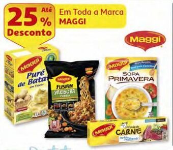 Auchan Puré de batata maggi promoção