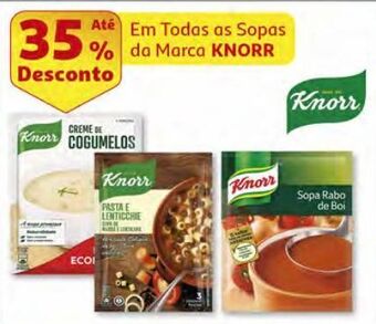 Auchan Sopa cebola knorr promoção