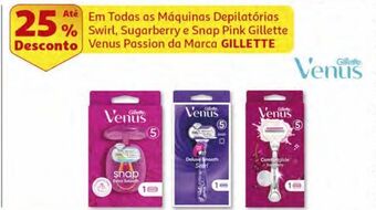 Auchan Máquina depilatória gillette promoção