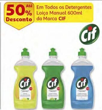 Auchan Detergente loiça manual cif promoção