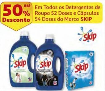 Auchan Det. roupa máq. liquído skip promoção