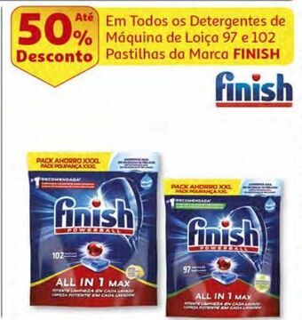 Auchan Det. loiça máquina finish promoção