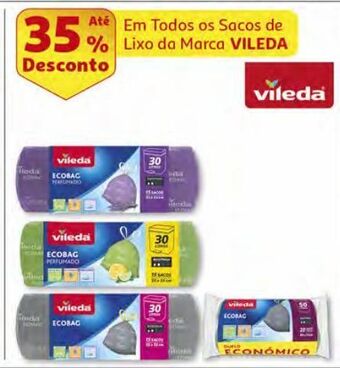 Auchan Sacos de lixo vileda promoção