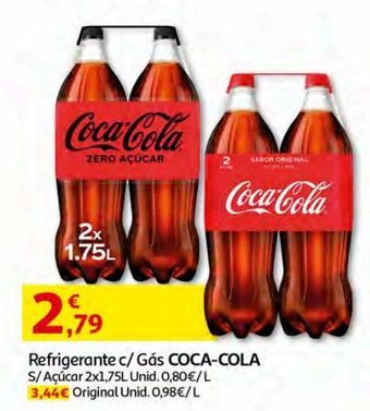 Auchan Refrigerante coca-cola promoção