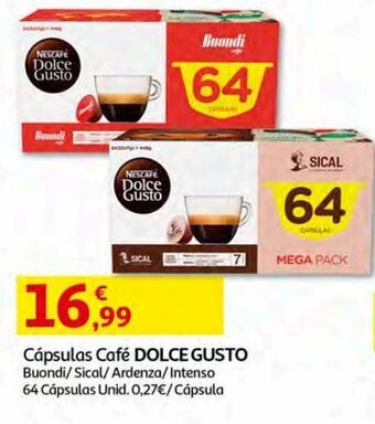 Auchan Cápsulas dolce gusto promoção