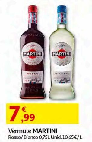 Auchan Vermute martini promoção