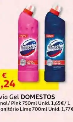 Auchan Lixívia gel domestos promoção