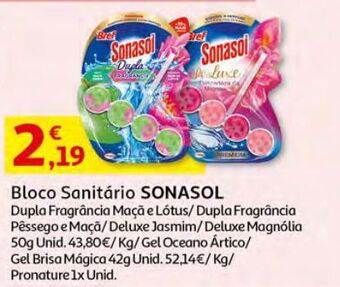 Auchan Bloco sanitário sonasol promoção