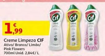 Auchan Creme limpeza cif promoção