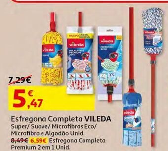 Auchan Esfregona premium vileda promoção