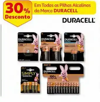 Auchan Pilhas alcalinas duracell promoção