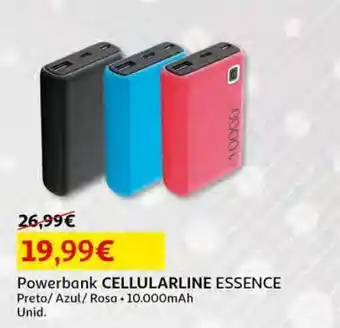 Auchan Powerbank cellularline essense promoção