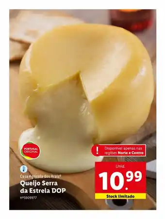 Lidl Queijo Serra da Estrella DOP promoção