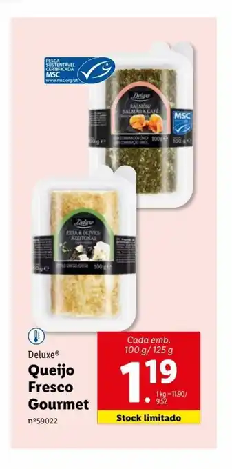 Lidl Queijo Fresco Gourmet promoção