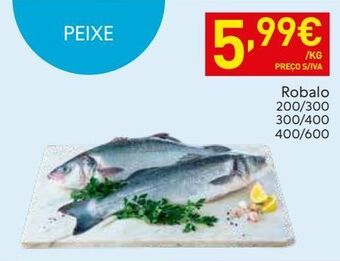 Recheio Robalo promoção