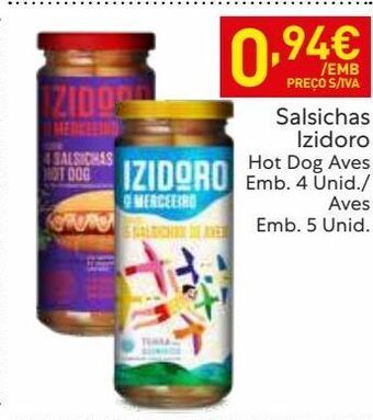 Recheio Salsicha izidoro promoção