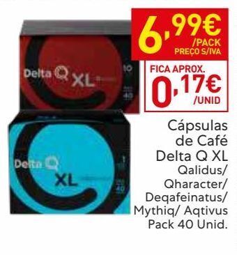 Recheio Cápsulas de café delta q promoção