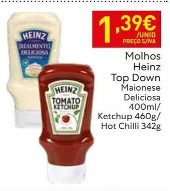 Recheio Molhos heinz promoção