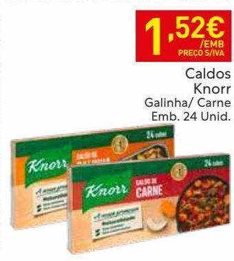 Recheio Caldo knorr promoção