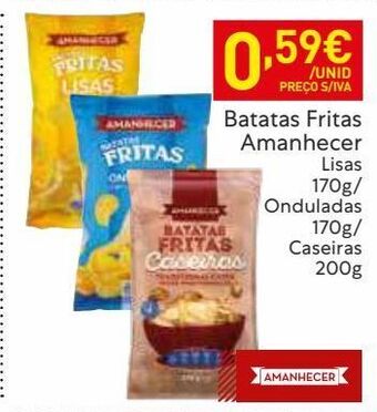 Recheio Batata chips amanhecer promoção