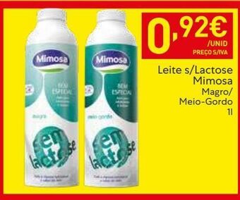 Recheio Leite sem lactose mimosa promoção