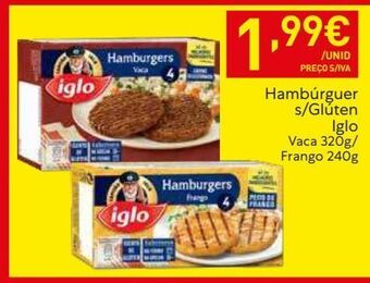 Recheio Hambúrguer iglo promoção