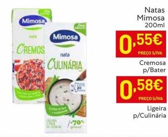 Recheio Laticínio mimosa promoção