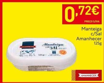 Recheio Manteiga amanhecer promoção