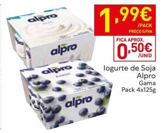 Recheio Iogurte alpro promoção