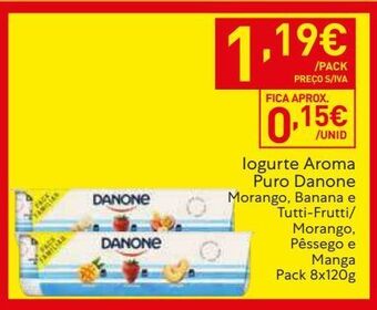 Recheio Iogurte danone promoção